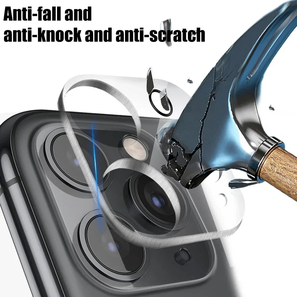 Tempered Glass Camera Lens Protectors for IPhone 16 ProMax 15 Pro 14 13 Clear Anti-scratch