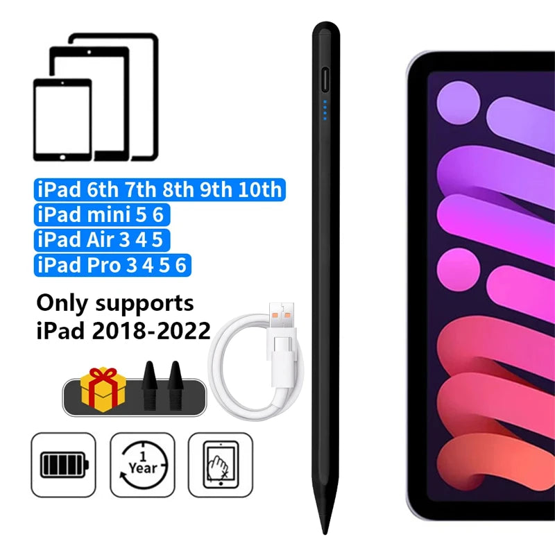 Stylus Pen For Apple Pencil with LED Power