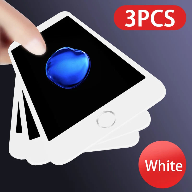 iPhone 6/6s/7/8/SE Screen Protector – Full Cover Tempered Glass with Curved Edges