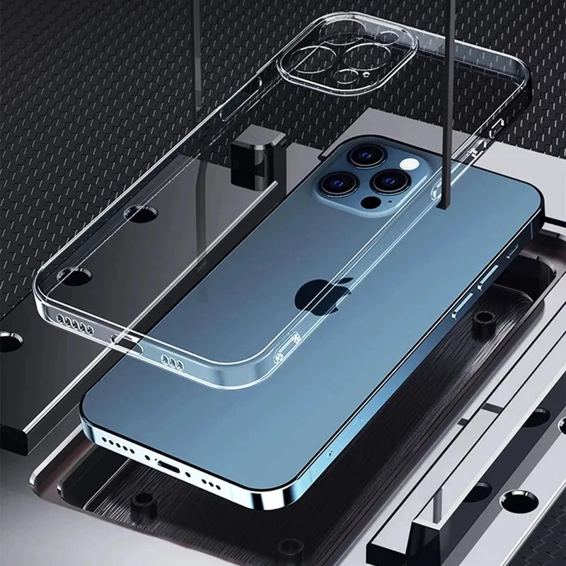 Transparent Soft Silicone Case For iPhone 11 12 13 Mini 14 15 Pro Xs Max X XR 8 7 6 6s Plus SE Clear Back Cover