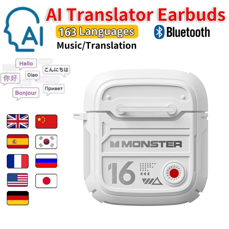 Monster AI Bluetooth Translation Headphones