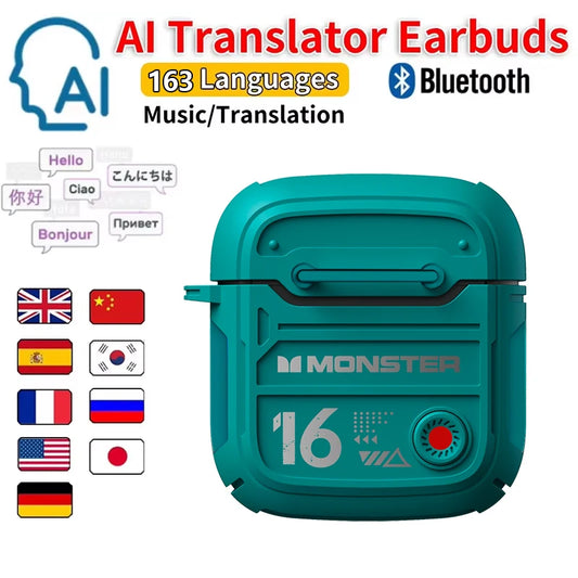 Monster AI Bluetooth Translation Headphones