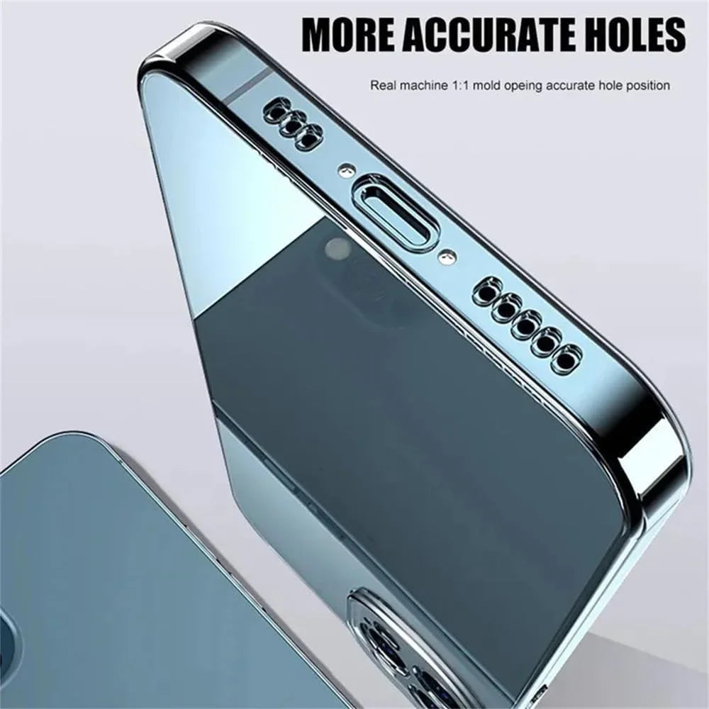 Ultra Thin Clear Transparent Soft TPU Case For iPhone 16 Pro Max 15 14 13 12 11 Pro Plus ProMax Mini Clear Back Cover Phone Case
