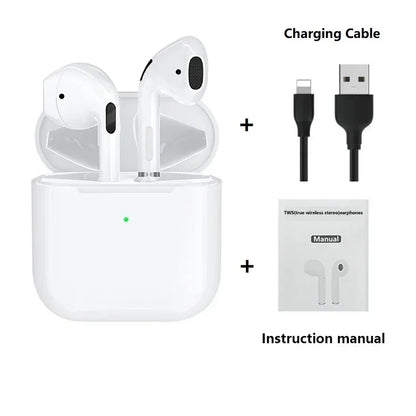 TWS Pro4 Bluetooth Earphones Wireless Headphones Mini Sports Headset Earbuds Music Earpieces For iPhone Xiaomi Huawei Redmi
