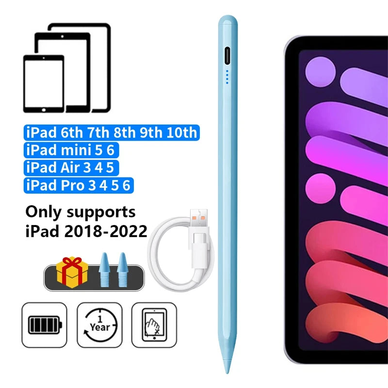 Stylus Pen For Apple Pencil with LED Power