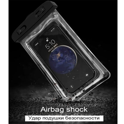 Floating Airbag Waterproof Swim Bag Phone Case For iPhone & Samsung