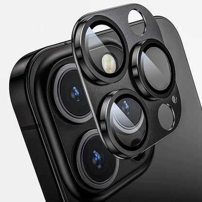 Metal Camera Protector For iPhone 16 Pro Max 16Pro 16Plus15 14 Pro Max Alloy Case Back Lens Tempered Glass Cover